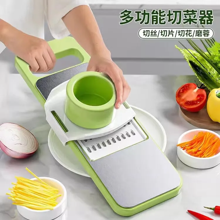 Stainless Steel Vegetable Slicer, Multi-Function Grater, Kitchen Fruit & Vegetable Shredder Board
Stainless Steel Vegetable Slicer, Multi-Function Grater, Kitchen Fruit & Vegetable Shredder Board