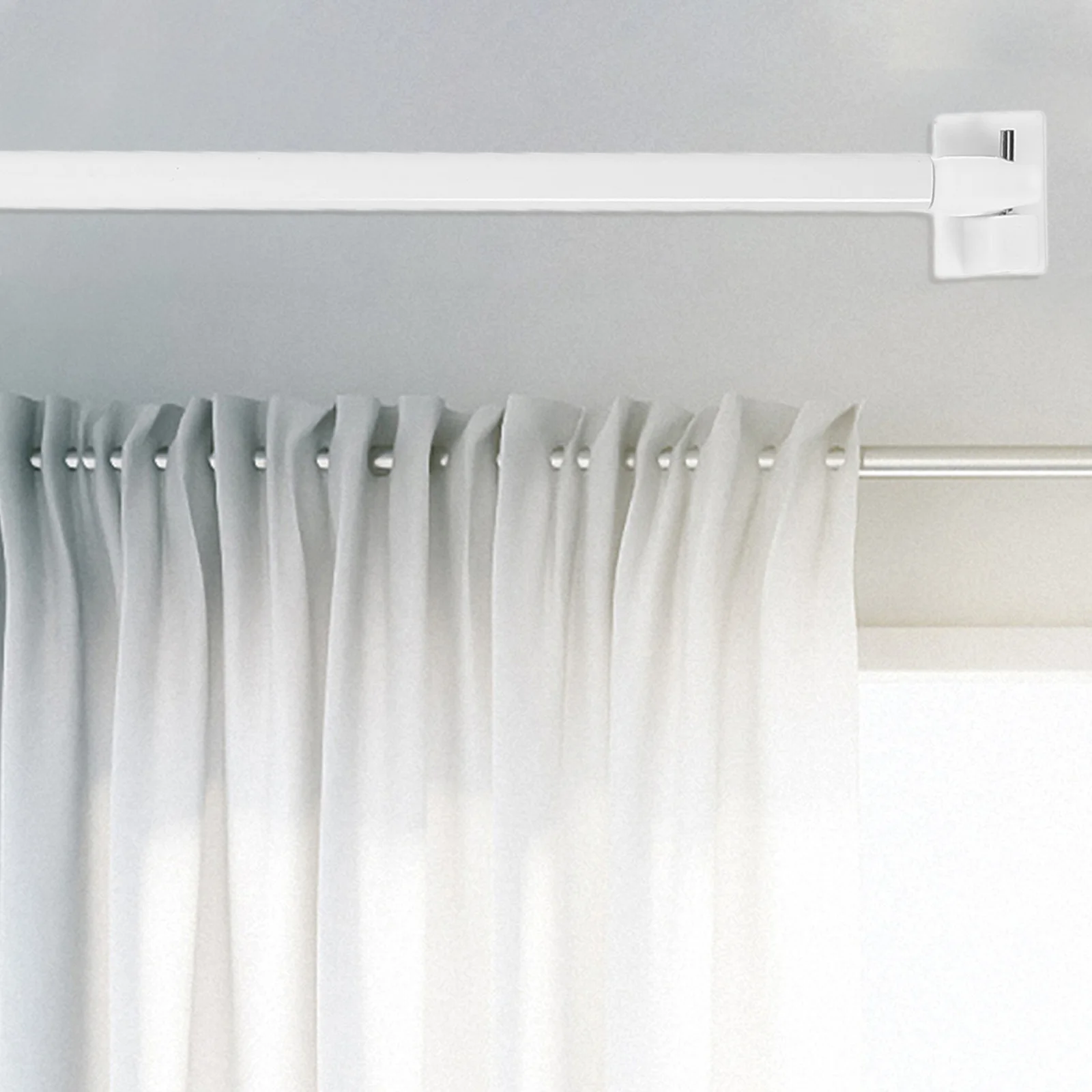 1 Pair Adjustable Curtain Rod Extendable Tension Pole No Drill Installation For Door Window Bathroom Shower Closet Rods Metal 
1 Pair Adjustable Curtain Rod Extendable Tension Pole No Drill Installation For Door Window Bathroom Shower Closet Rods Metal
