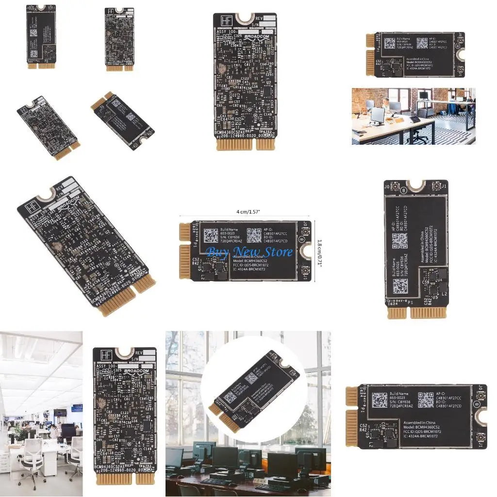 20CE Высокопроизводительная беспроводная карта аэропорта 802.11ac для Book Air A1465 A1466 2013-17
20CE Высокопроизводительная беспроводная карта аэропорта 802.11ac для Book Air A1465 A1466 2013-17