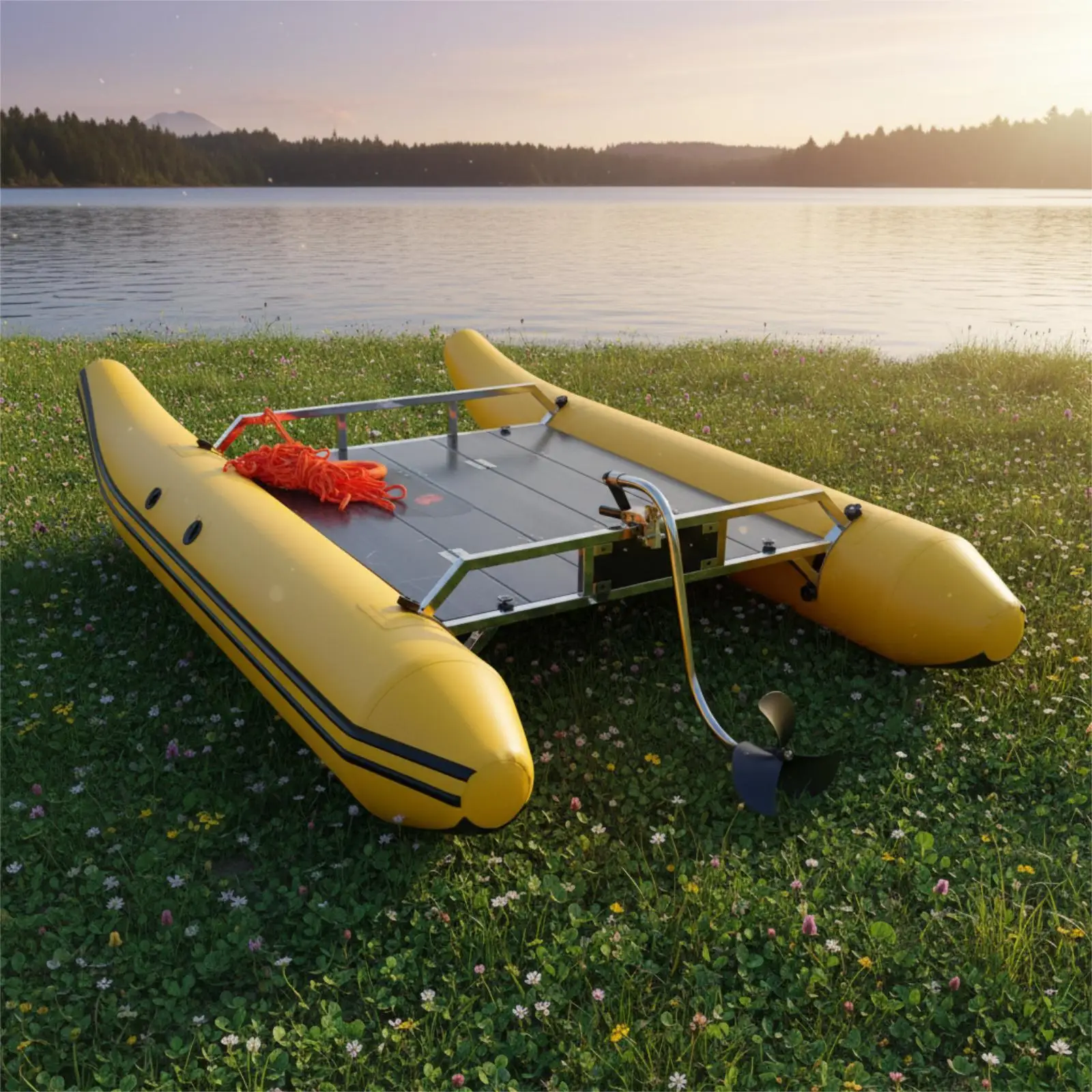 Hand Operated Propeller Easy Assembly Outboard Motor Accessory for Inflatable Boats and Kayaks
Hand Operated Propeller Easy Assembly Outboard Motor Accessory for Inflatable Boats and Kayaks