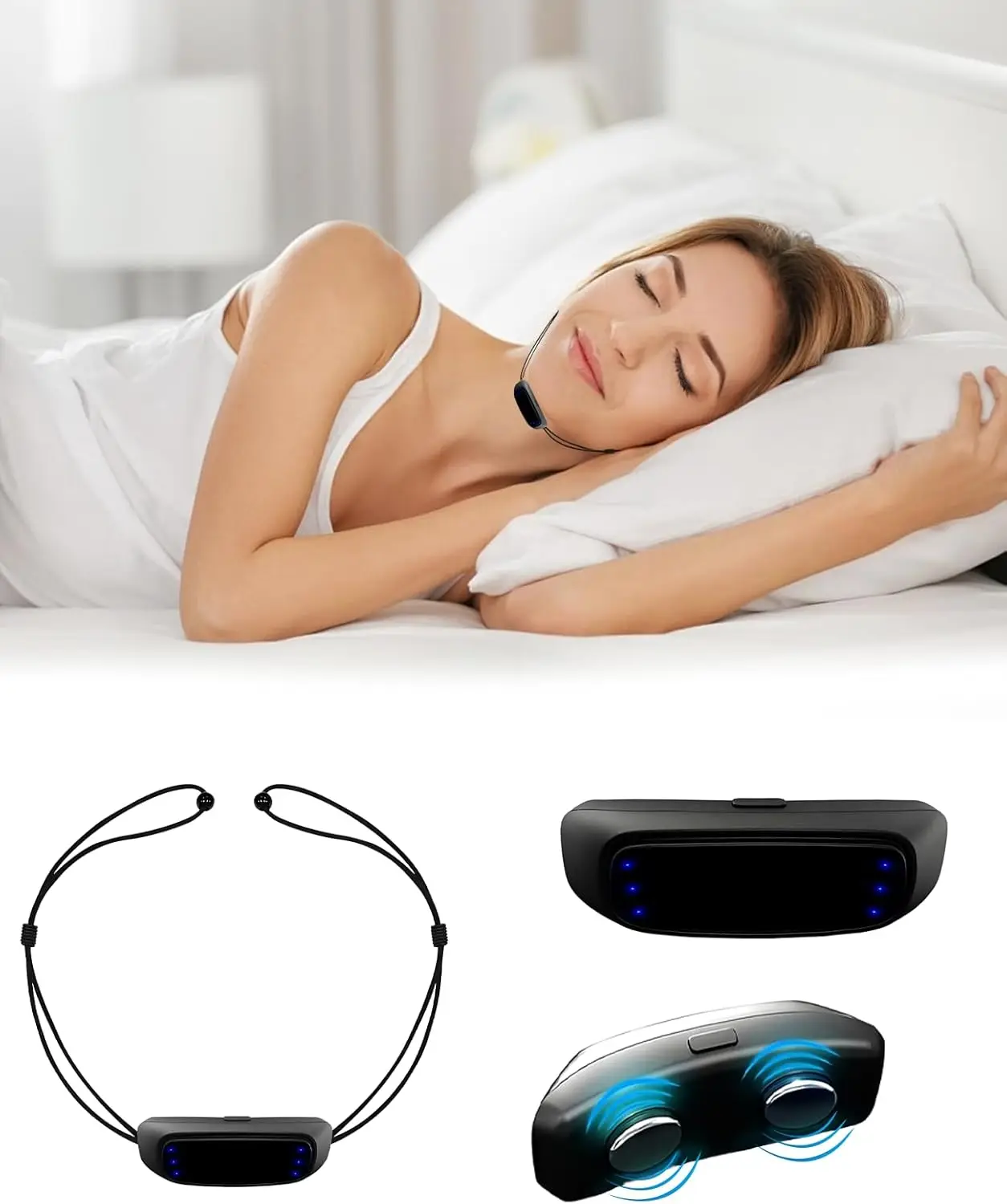 Устройства против храпа, электрическая импульсная 6-скоростная машина для регулировки храпа для мужчин и женщин, остановка храпа
Устройства против храпа, электрическая импульсная 6-скоростная машина для регулировки храпа для мужчин и женщин, остановка храпа