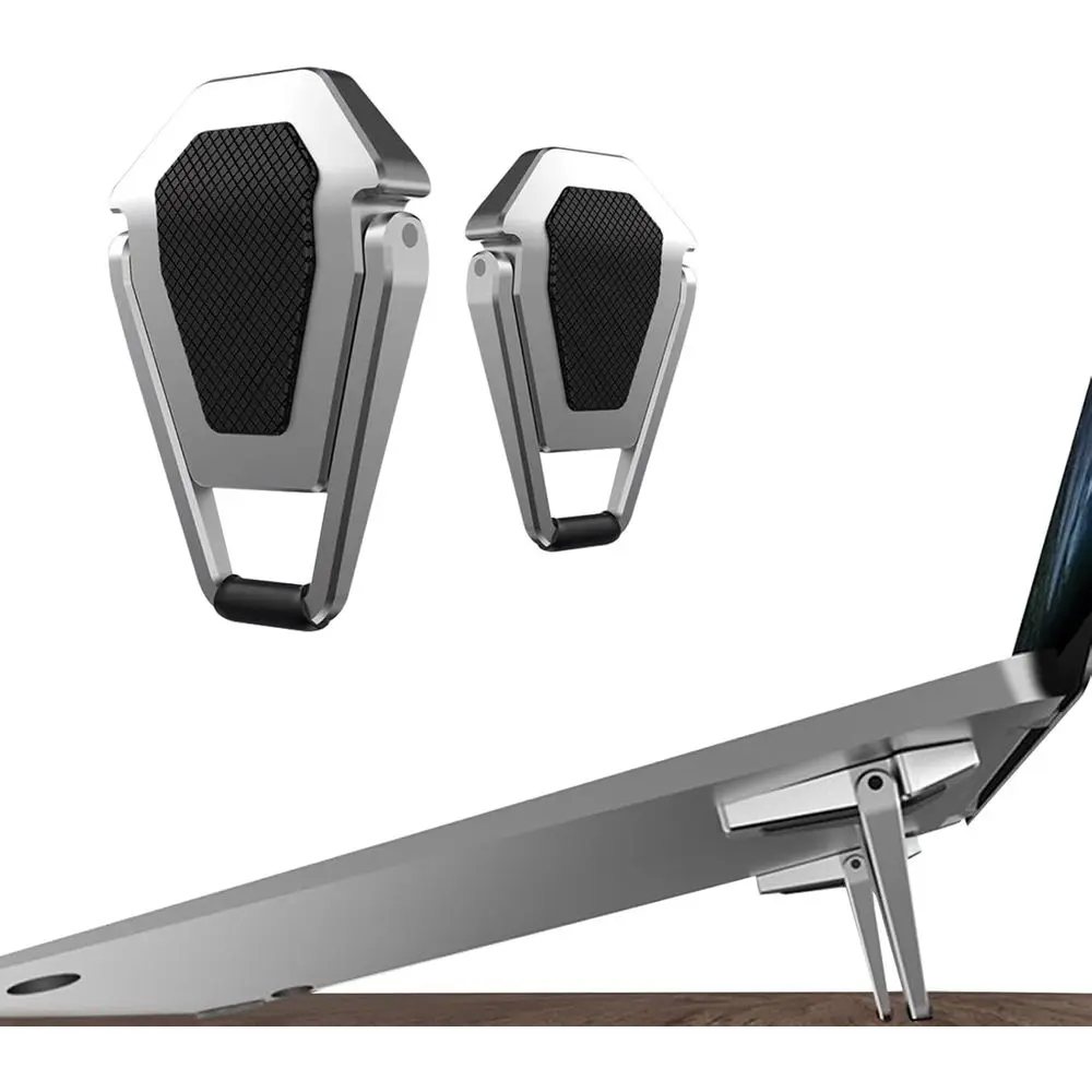 Portable Zinc Alloy Laptop Stand, Ergonomic Cooling Riser for 12-20 Laptops, Silver (2-Pack)
Portable Zinc Alloy Laptop Stand, Ergonomic Cooling Riser for 12-20 Laptops, Silver (2-Pack)