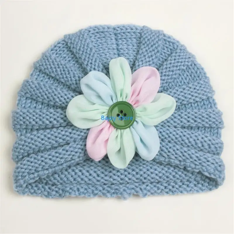 63HE Warm Baby Flower Knitted Hat Floral Knitted Woolen Yarn Hats Girls Beanie Breatable Bonnet Fashion Headgear
63HE Warm Baby Flower Knitted Hat Floral Knitted Woolen Yarn Hats Girls Beanie Breatable Bonnet Fashion Headgear
