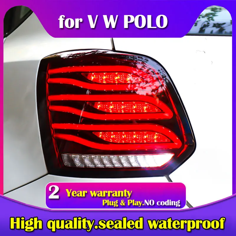 Car Accessories 2009-2017 for VW Polo Tail Light Polo Tail Lamp Volkswagen Polo Taillight Rear Fog Brake Dynamic Turn Signal
Car Accessories 2009-2017 for VW Polo Tail Light Polo Tail Lamp Volkswagen Polo Taillight Rear Fog Brake Dynamic Turn Signal