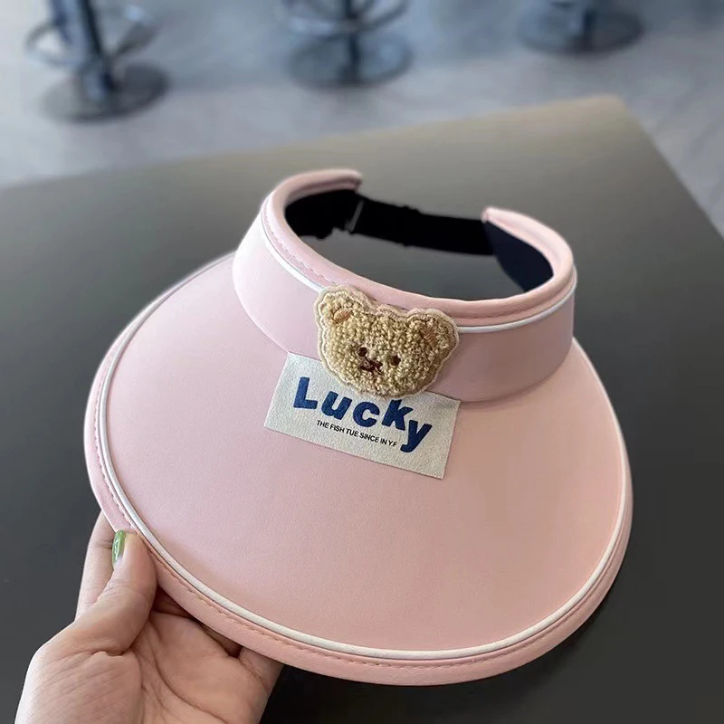 Cartoon Children Empty Top Cap Baby Summer Sun Hats Cute Bear Straw Sunshade Hat 2-8Year Boy Girl Kids Big Brim Fisherman Caps
Cartoon Children Empty Top Cap Baby Summer Sun Hats Cute Bear Straw Sunshade Hat 2-8Year Boy Girl Kids Big Brim Fisherman Caps