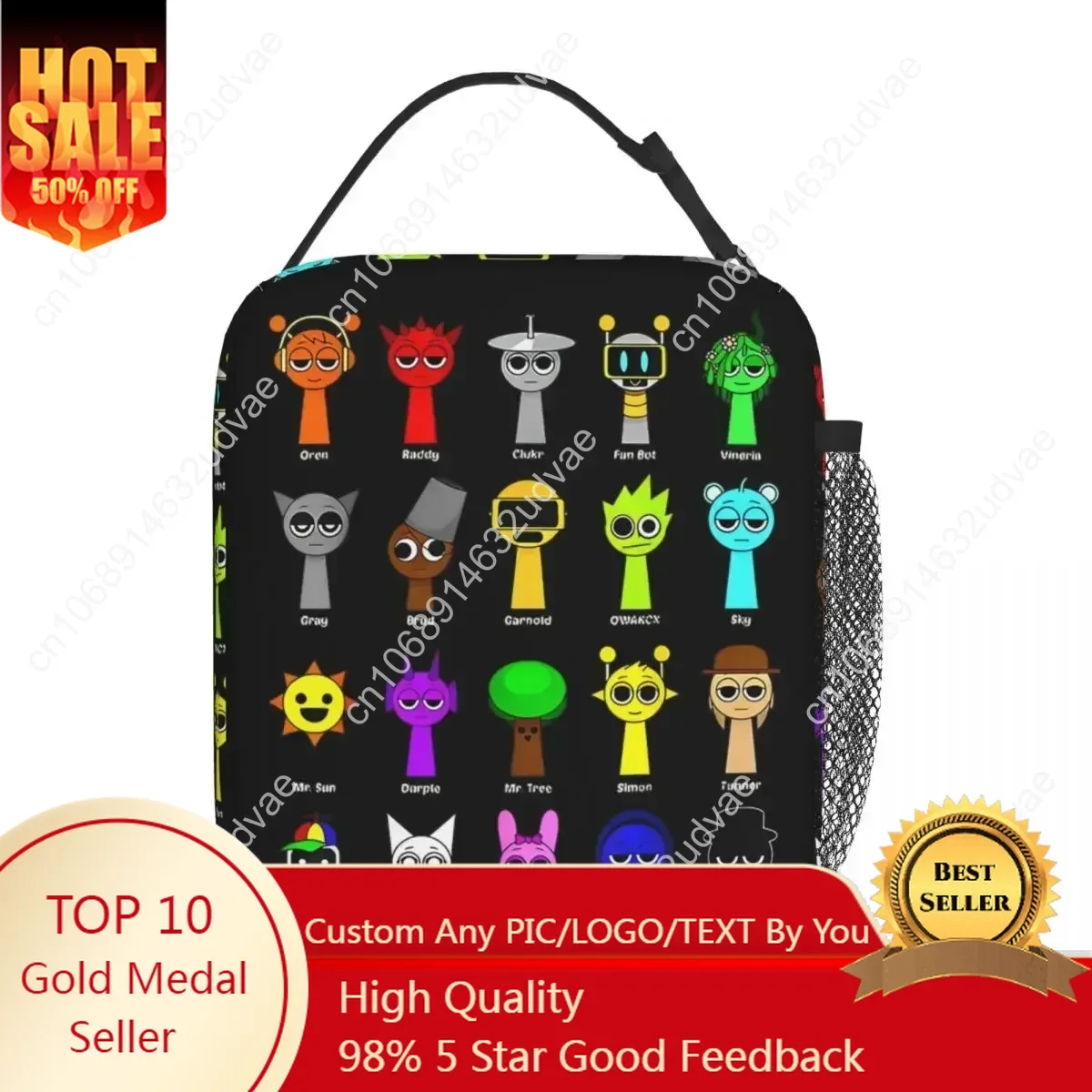 Sprunki Jevin Funny Game Insulated Lunch Bags Large Lunch Container Cooler Bag Tote Lunch Box College Travel Men Women
Sprunki Jevin Funny Game Insulated Lunch Bags Large Lunch Container Cooler Bag Tote Lunch Box College Travel Men Women