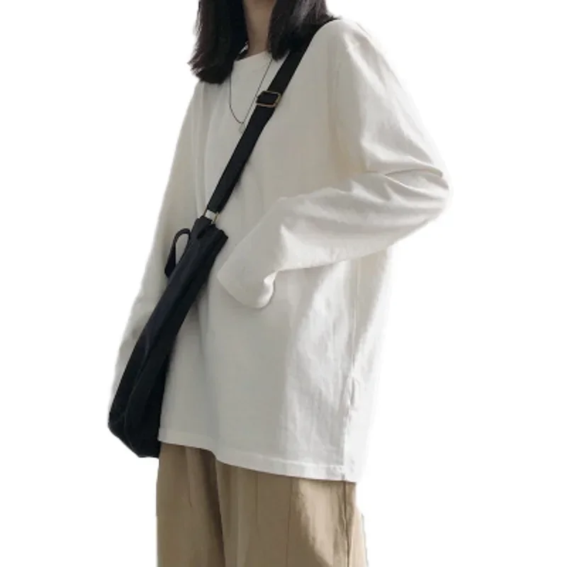 Women's New Long-sleeved T-shirt Homewear Ms. Korean Version of The White Students with Bottoming Shirt Tops One for Sending MS.
Women's New Long-sleeved T-shirt Homewear Ms. Korean Version of The White Students with Bottoming Shirt Tops One for Sending MS.