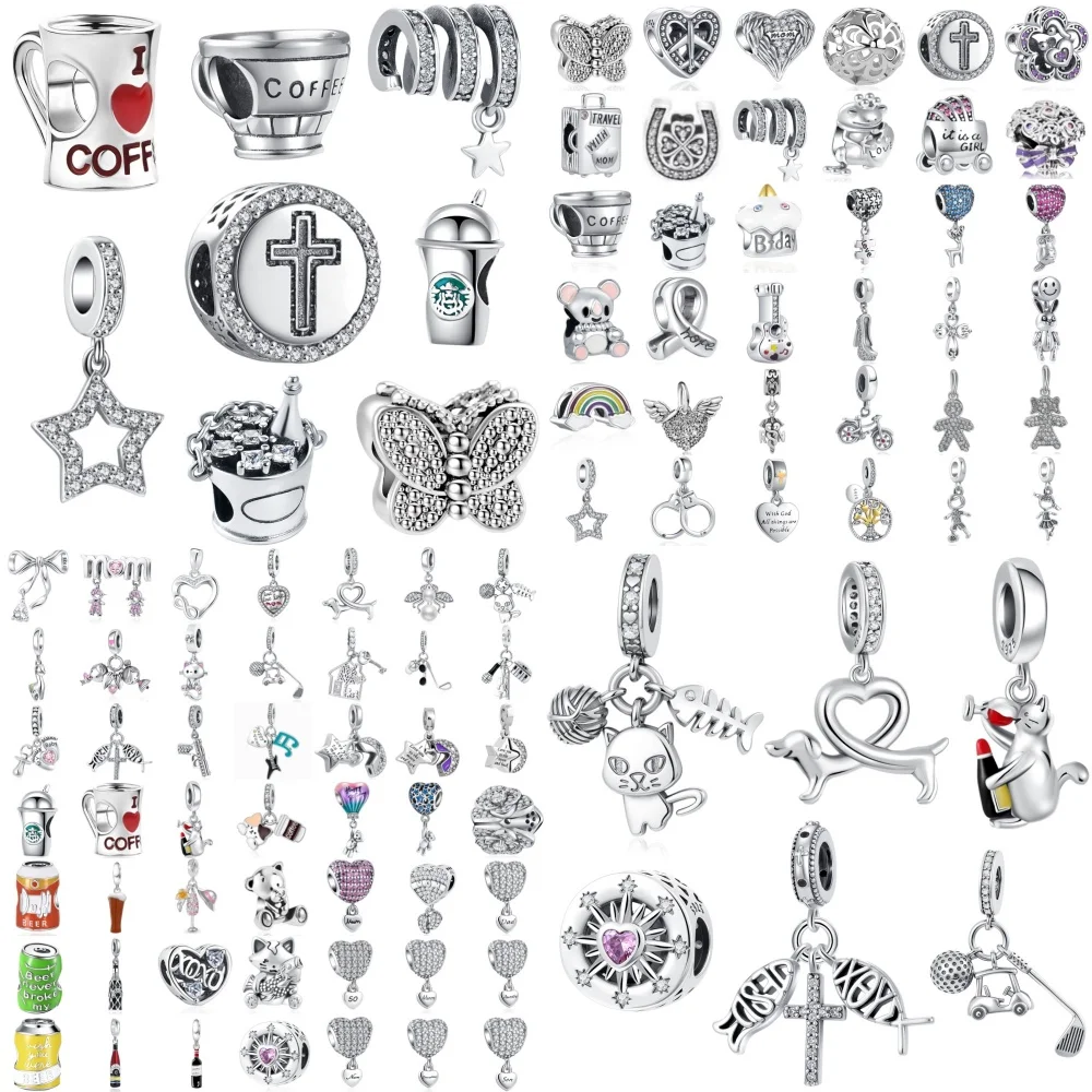 Hot Selling 925 Silver,Cup,Butterfly Bead Cat,Dog Pendant Suitable for Original Bracelets, DIY Accessories,Exquisite Jewelry
Hot Selling 925 Silver,Cup,Butterfly Bead Cat,Dog Pendant Suitable for Original Bracelets, DIY Accessories,Exquisite Jewelry 