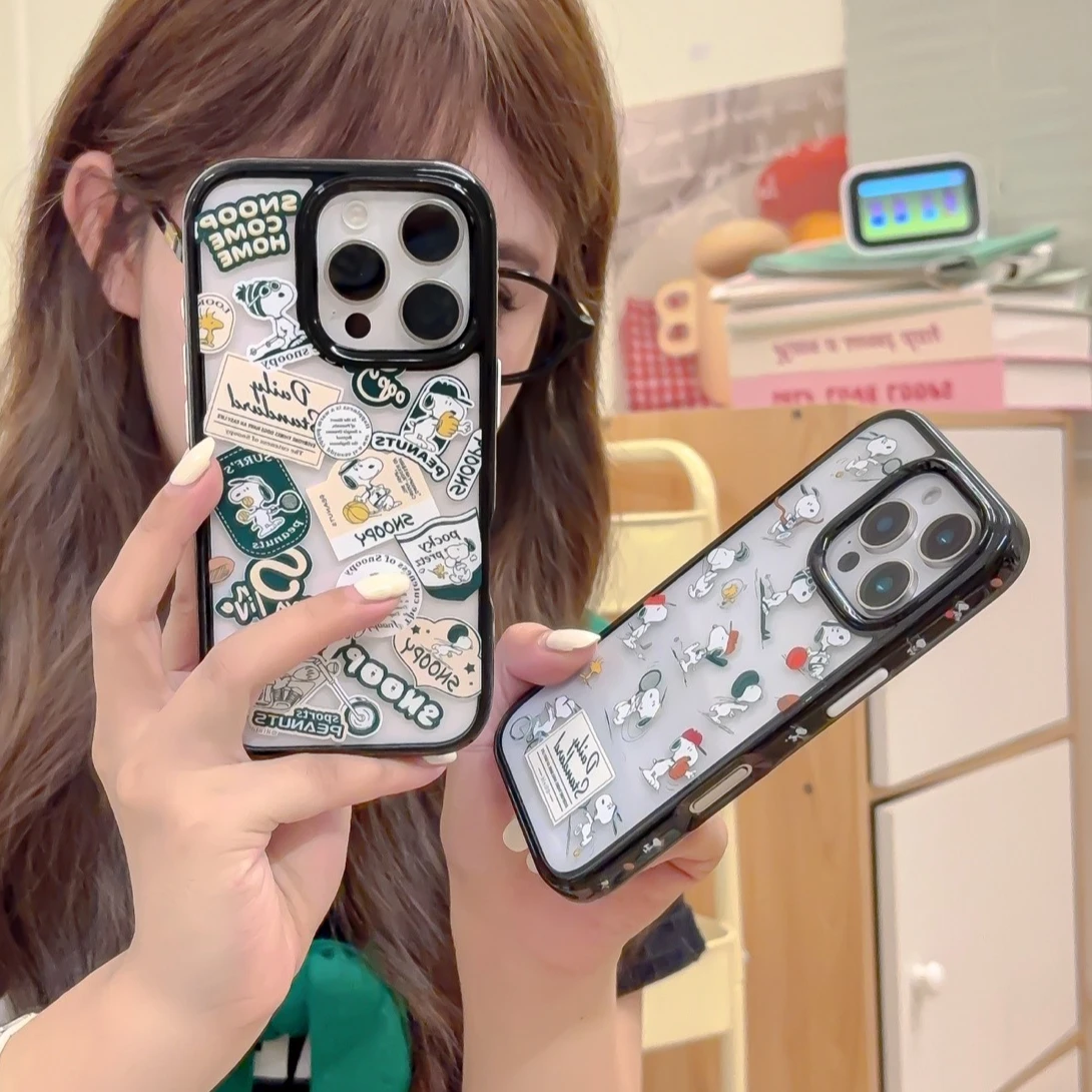 Cute Cartoon Snoopy Mobile Phone Case for IPhone 16ProMax 16 15 14 13 ProMax Phone Case
Cute Cartoon Snoopy Mobile Phone Case for IPhone 16ProMax 16 15 14 13 ProMax Phone Case
