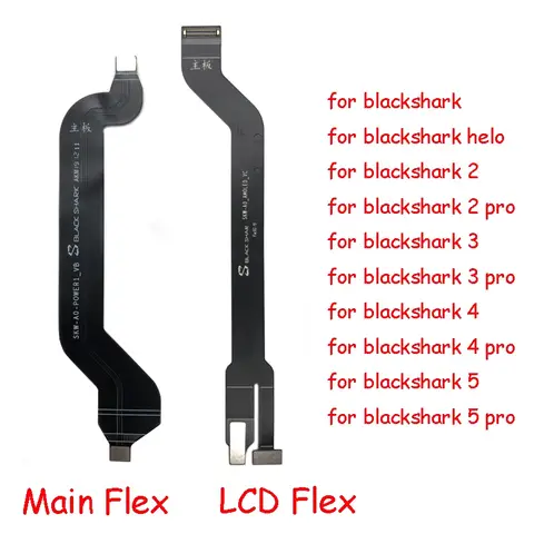 Für Xiaomi Black Shark 2 3 4 4S 5 Pro Helo RS Wichtigsten MotherBoard Verbinden Band LCD Display Stecker mainboard Flex Kabel