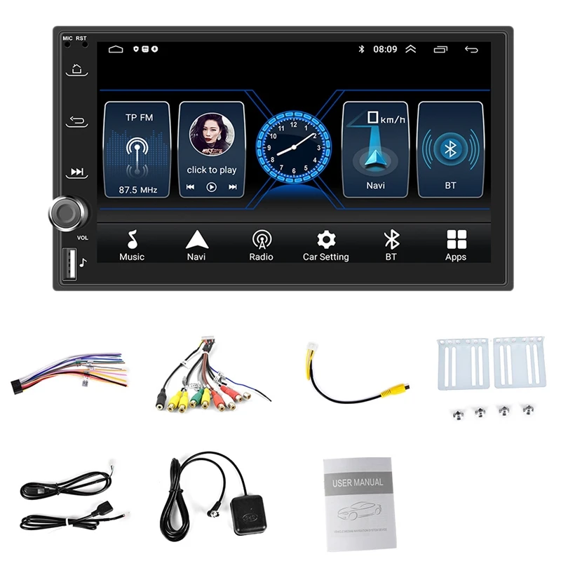 Car Radio 2Din Android 10 7Inch Car Multimedia Player Carplay Android Auto For-Nissan Hyundai Kia Toyota
Car Radio 2Din Android 10 7Inch Car Multimedia Player Carplay Android Auto For-Nissan Hyundai Kia Toyota