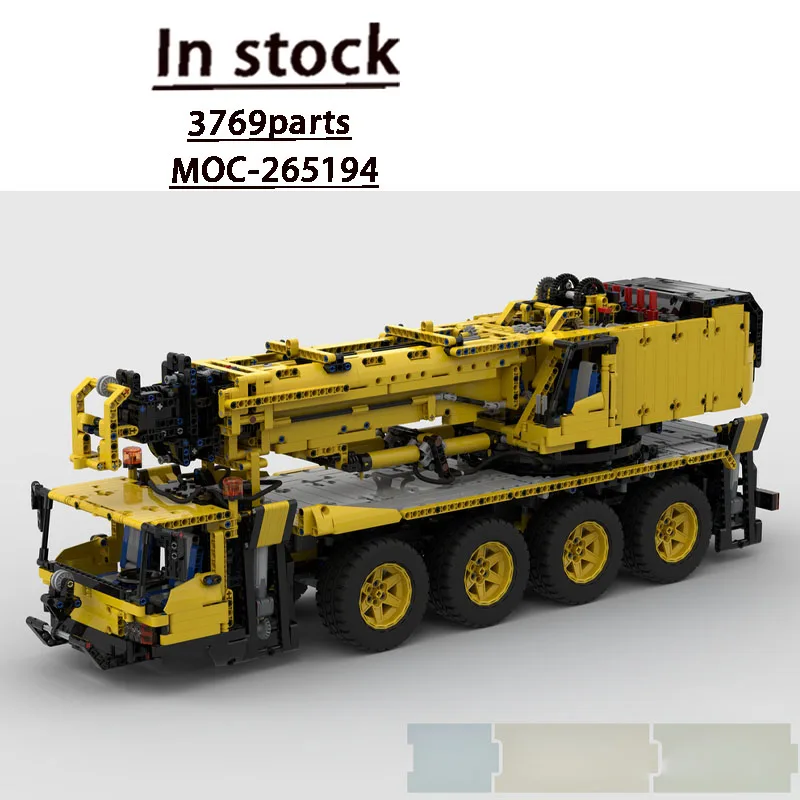 MOC-265194 New City Heavy Duty Cargo Crane Truck Building Block Model 3769 Parts Boys Children's Birthday Christmas Toy Gift
MOC-265194 New City Heavy Duty Cargo Crane Truck Building Block Model 3769 Parts Boys Children's Birthday Christmas Toy Gift