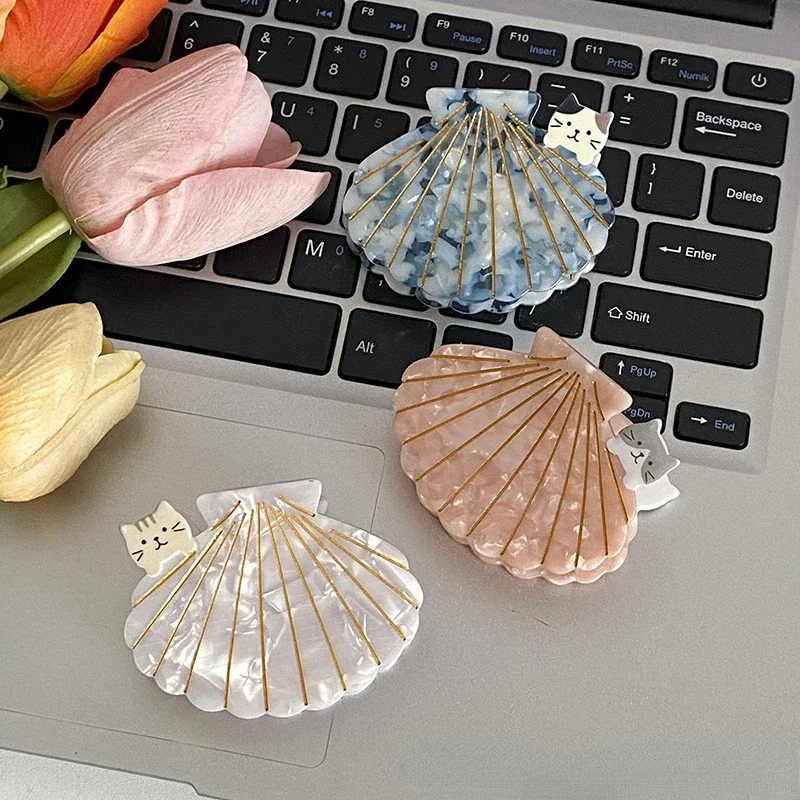 1pcs Lovely Shell Hair Clips Acetate Claw Clip Cat Hair Claw Beach Barrette Beauty Girl Hairpin Headwear Hair Accessories
1pcs Lovely Shell Hair Clips Acetate Claw Clip Cat Hair Claw Beach Barrette Beauty Girl Hairpin Headwear Hair Accessories