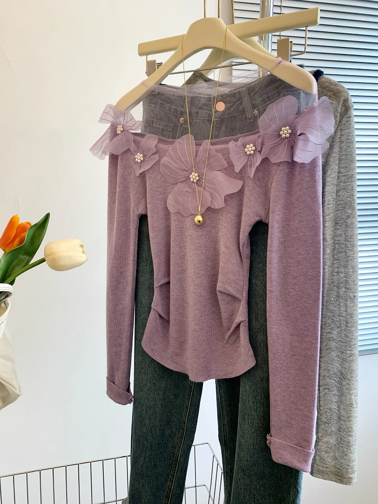 Women's Purple Cardigan 3D Floral Sweater Harajuku Korean Y2k Long Sleeves Cashmere Sweaters Jumper Vintage 2000s Clothes Autumn
Women's Purple Cardigan 3D Floral Sweater Harajuku Korean Y2k Long Sleeves Cashmere Sweaters Jumper Vintage 2000s Clothes Autumn