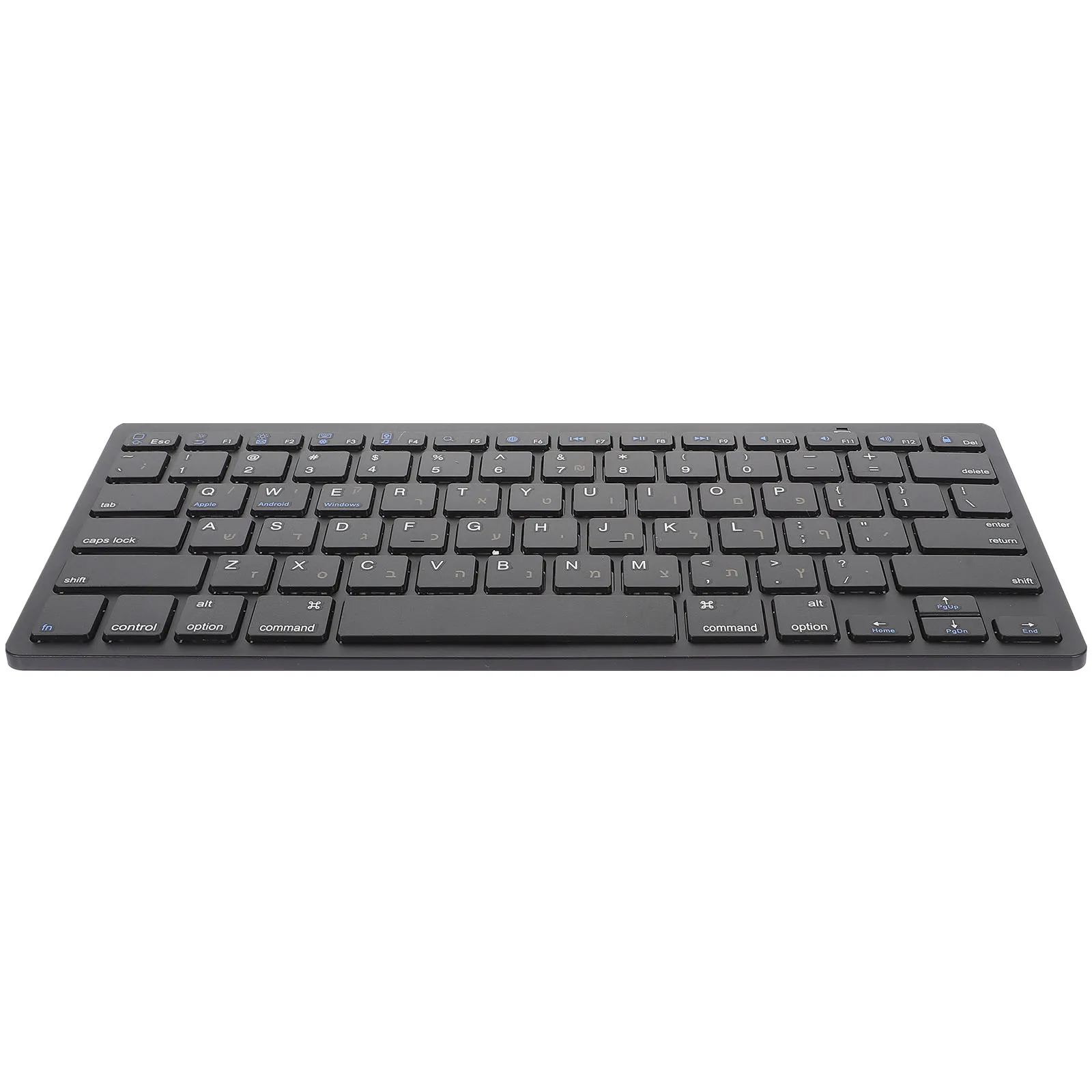 Wireless Keyboard Hebrew Language Thin Ergonomic Full Size Silent Low Noise Portable Compact Computer Accessory USB Rechargeable
Wireless Keyboard Hebrew Language Thin Ergonomic Full Size Silent Low Noise Portable Compact Computer Accessory USB Rechargeable