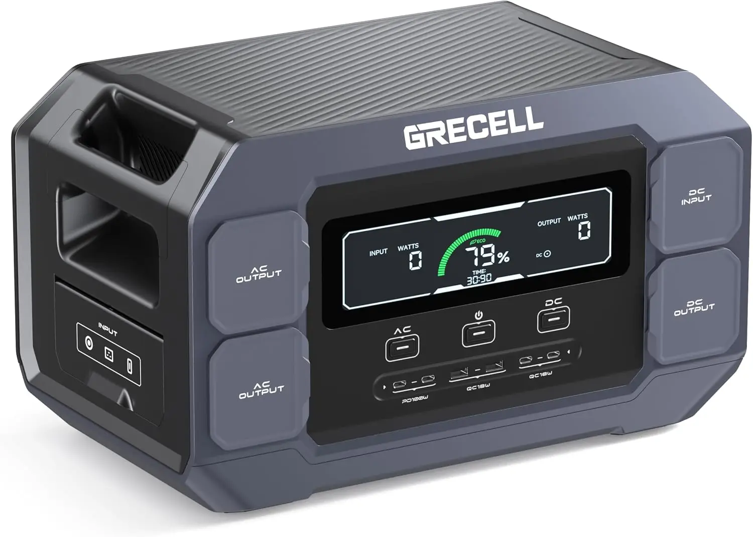 Portable Power Station 2200W Solar Generator 1126Wh LiFePO4 Battery Pack with 1200W AC Charging & 800W Solar Charging, 1.25Hrs
Portable Power Station 2200W Solar Generator 1126Wh LiFePO4 Battery Pack with 1200W AC Charging & 800W Solar Charging, 1.25Hrs