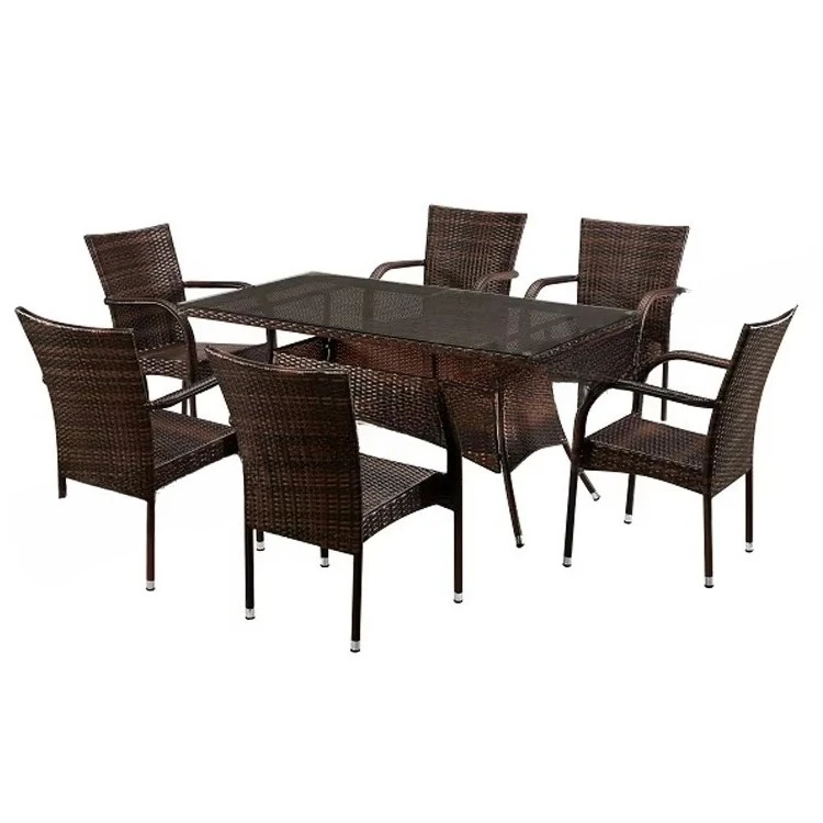 * Supply Comfortable Pe Rattan Furniture Rattan Table and Chair for Restaurant
* Supply Comfortable Pe Rattan Furniture Rattan Table and Chair for Restaurant