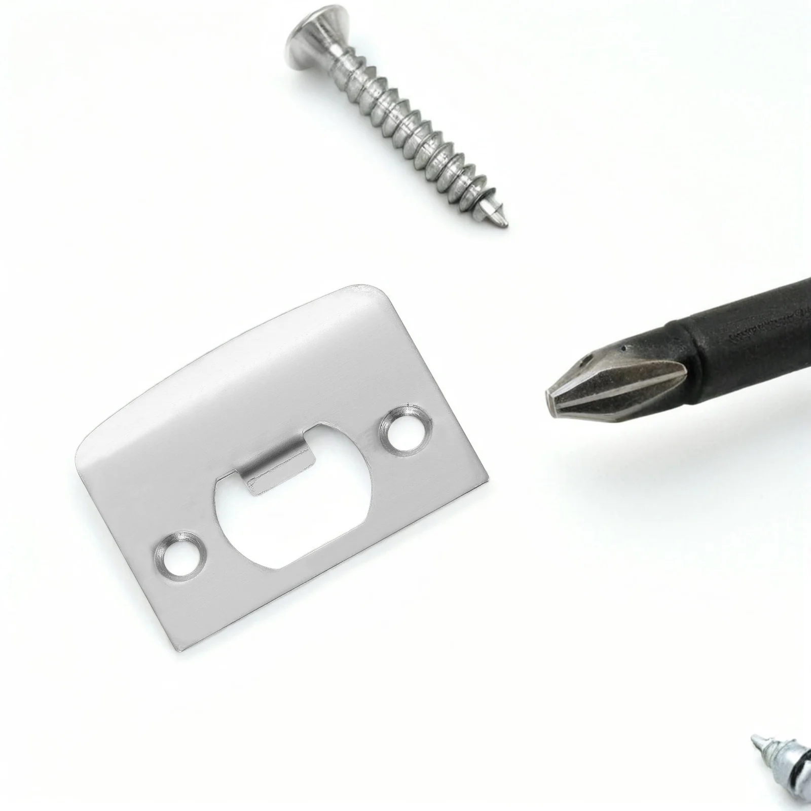 2Pcs 1-58 Inch Front Door Reinforcement Plate High Strength No Deformation Deadbolt Cover Stainless Steel Hole Filler
2Pcs 1-58 Inch Front Door Reinforcement Plate High Strength No Deformation Deadbolt Cover Stainless Steel Hole Filler