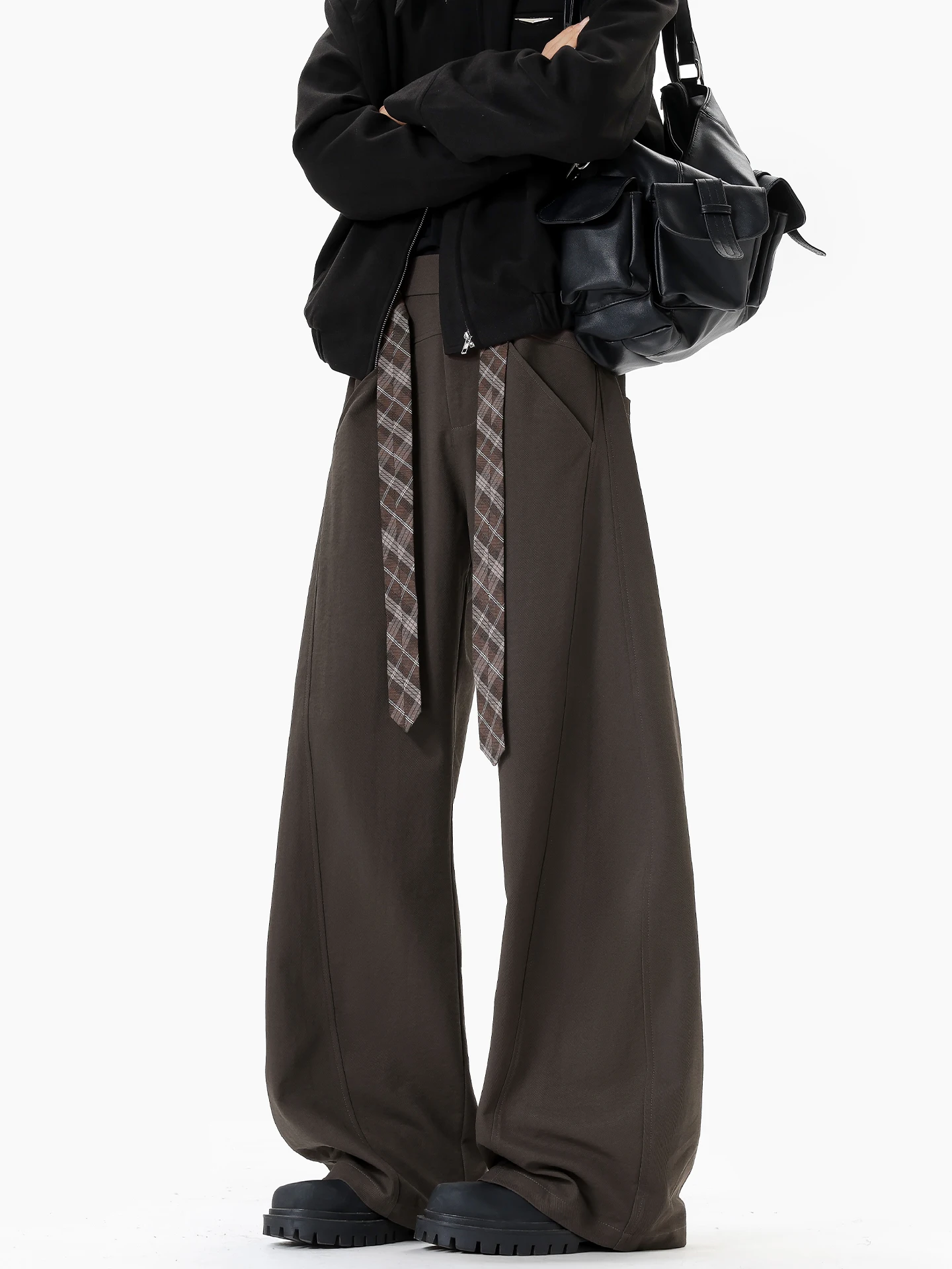 Flexible Waist Knife Wide Leg Pants ex Loose Fit Casual Trousers Youth Faion Spring Collection Chinese Brand
Flexible Waist Knife Wide Leg Pants ex Loose Fit Casual Trousers Youth Faion Spring Collection Chinese Brand