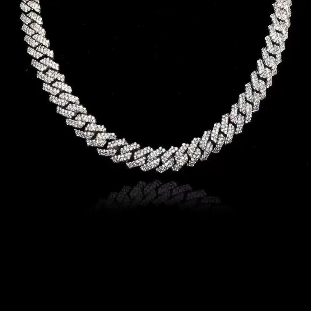 Fine Jewelry 925 Sterling Silver Fully Bling Round Vvs Moissanite Diamonds Gold 10mm Cuban Chains
Fine Jewelry 925 Sterling Silver Fully Bling Round Vvs Moissanite Diamonds Gold 10mm Cuban Chains