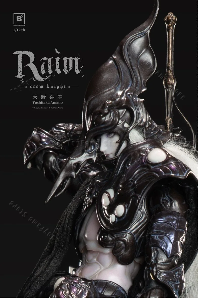 In Stock! BC X Yoshitaka Amano BC202517 Crow Knight Raim 1/12 Movable Doll Figure Soldier Model Gift Collection
In Stock! BC X Yoshitaka Amano BC202517 Crow Knight Raim 1/12 Movable Doll Figure Soldier Model Gift Collection