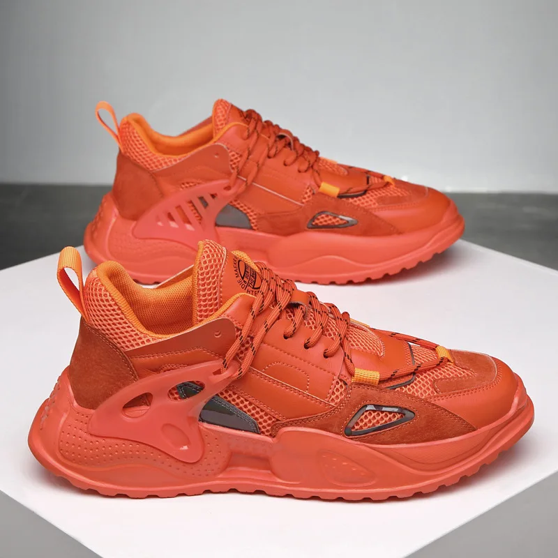 Spring and autumn new men's thick soled running shoes network red sports casual shoes male network surface breathable
Spring and autumn new men's thick soled running shoes network red sports casual shoes male network surface breathable