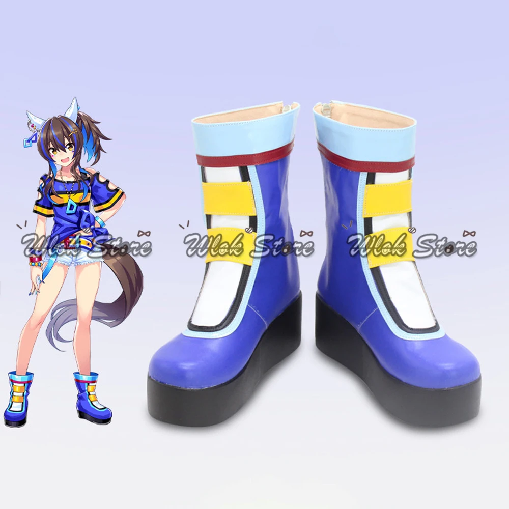 Umamusume Pretty Derby Daitaku Helios Cosplay Shoes Blue Boots For Men Women Anime Game Halloween Carnival Party Role Play Shoes
Umamusume Pretty Derby Daitaku Helios Cosplay Shoes Blue Boots For Men Women Anime Game Halloween Carnival Party Role Play Shoes