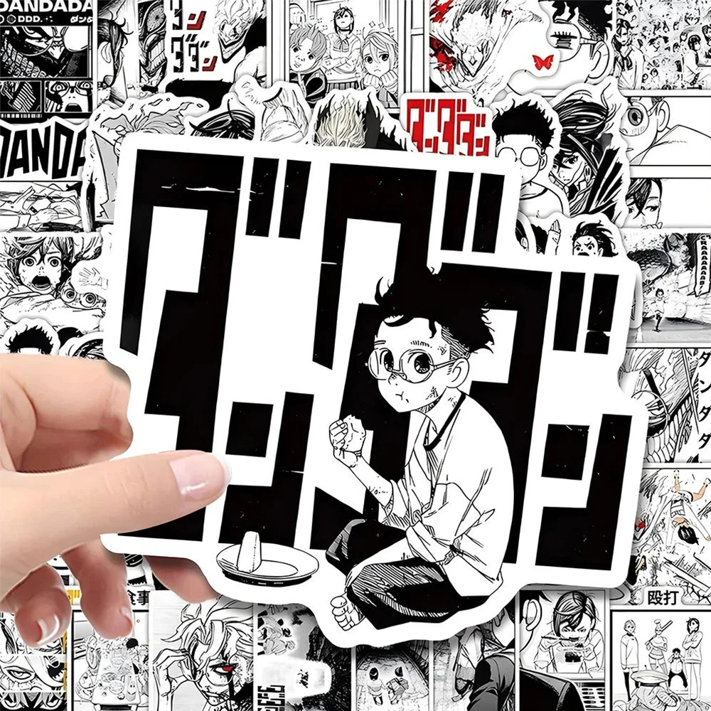 10/30/50pcs Black White Cool Anime DANDADAN Stickers Waterproof DIY Notebook Suitcase Laptop Bike Ayase Momo Cartoon Sticker Toy
10/30/50pcs Black White Cool Anime DANDADAN Stickers Waterproof DIY Notebook Suitcase Laptop Bike Ayase Momo Cartoon Sticker Toy