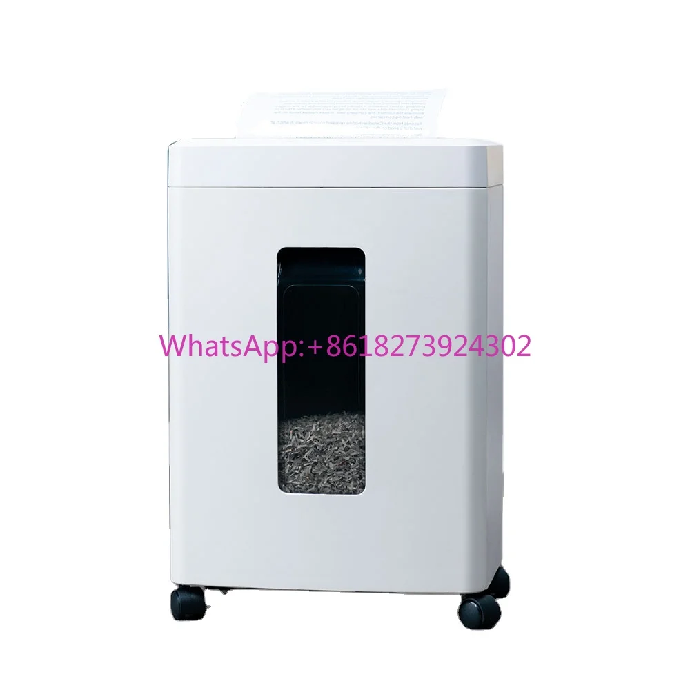 16L 10 Sheets Mini Paper Shredder 5 Level High Security Mobile Document Destroyer Device Equipment for Office Home Commercial
16L 10 Sheets Mini Paper Shredder 5 Level High Security Mobile Document Destroyer Device Equipment for Office Home Commercial