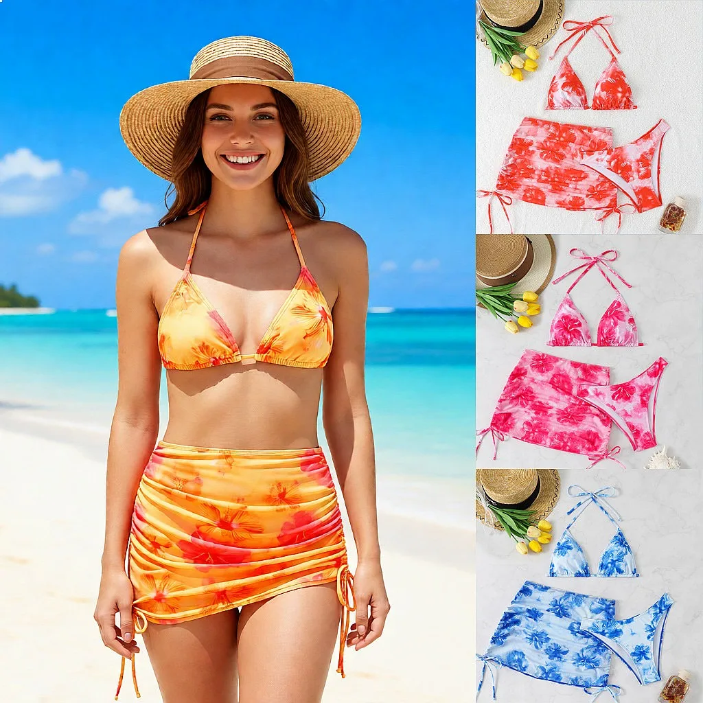 2026 Three Piece Push Up Sexy Bikini Padded Swimwear For Women Beach Vacation Bathing Suit
2026 Three Piece Push Up Sexy Bikini Padded Swimwear For Women Beach Vacation Bathing Suit