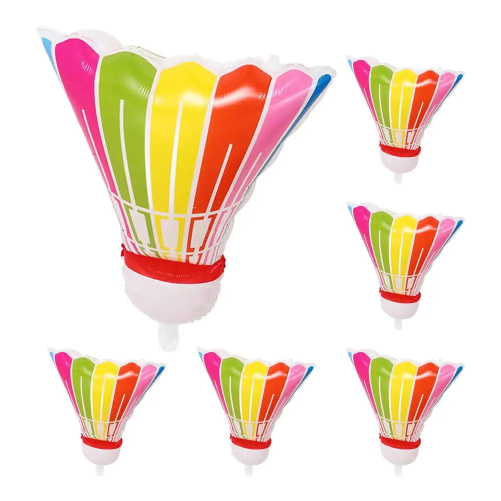 6 Pcs Badminton Balloon Giant Metallic Glitter Sports Birthday Party Decorations Reusable Inflatable Shuttlecock
6 Pcs Badminton Balloon Giant Metallic Glitter Sports Birthday Party Decorations Reusable Inflatable Shuttlecock