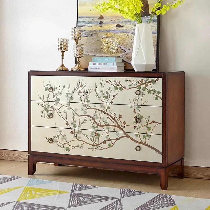 yj5*American-style entrance cabinet Chinese-style painted retro bedroom medieval TV storage locker
yj5*American-style entrance cabinet Chinese-style painted retro bedroom medieval TV storage locker
