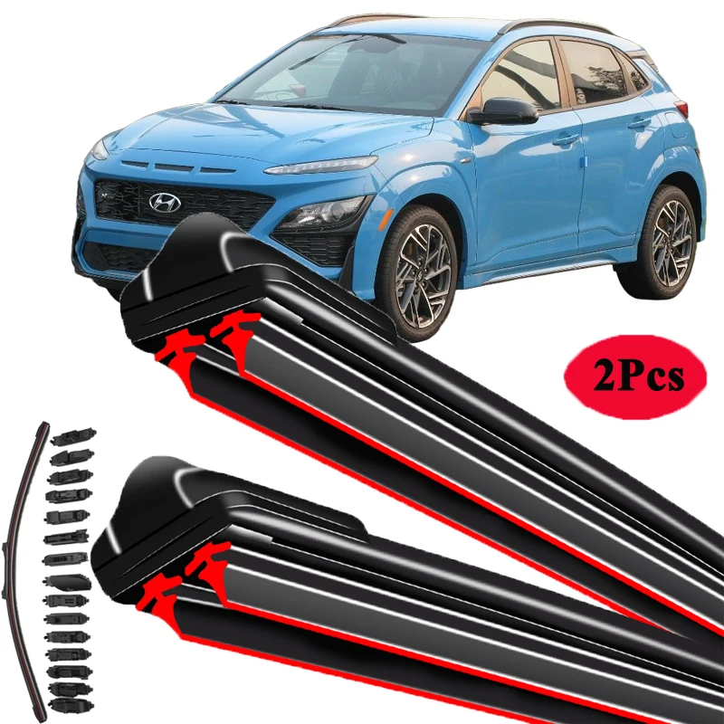For Hyundai Kona OS 2017-2023 HEV EV Kona N Car Windshield Wiper Blade Front Windscreen Brushes Washer Accessories Window Parts
For Hyundai Kona OS 2017-2023 HEV EV Kona N Car Windshield Wiper Blade Front Windscreen Brushes Washer Accessories Window Parts