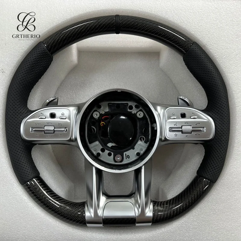 Suitable for Mercedes-Benz older models modified with AMG carbon fiber steering wheel, specifically for AECSG-class GLC260, GLE,
Suitable for Mercedes-Benz older models modified with AMG carbon fiber steering wheel, specifically for AECSG-class GLC260, GLE,