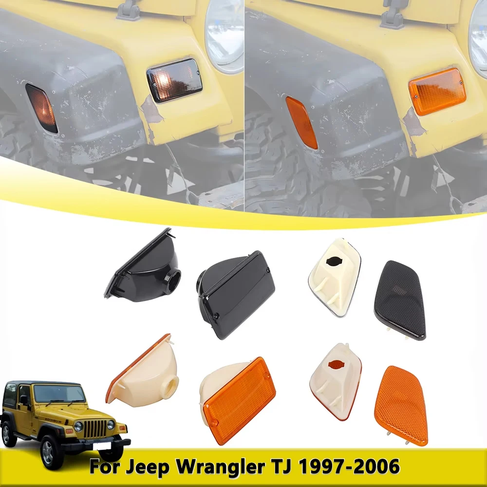 4-Pack Front Bumper Lamp Turn Signal Light for Jeep Wrangler TJ 1997-2006 Car Light Parts Replacement Car Accessories Modified
4-Pack Front Bumper Lamp Turn Signal Light for Jeep Wrangler TJ 1997-2006 Car Light Parts Replacement Car Accessories Modified