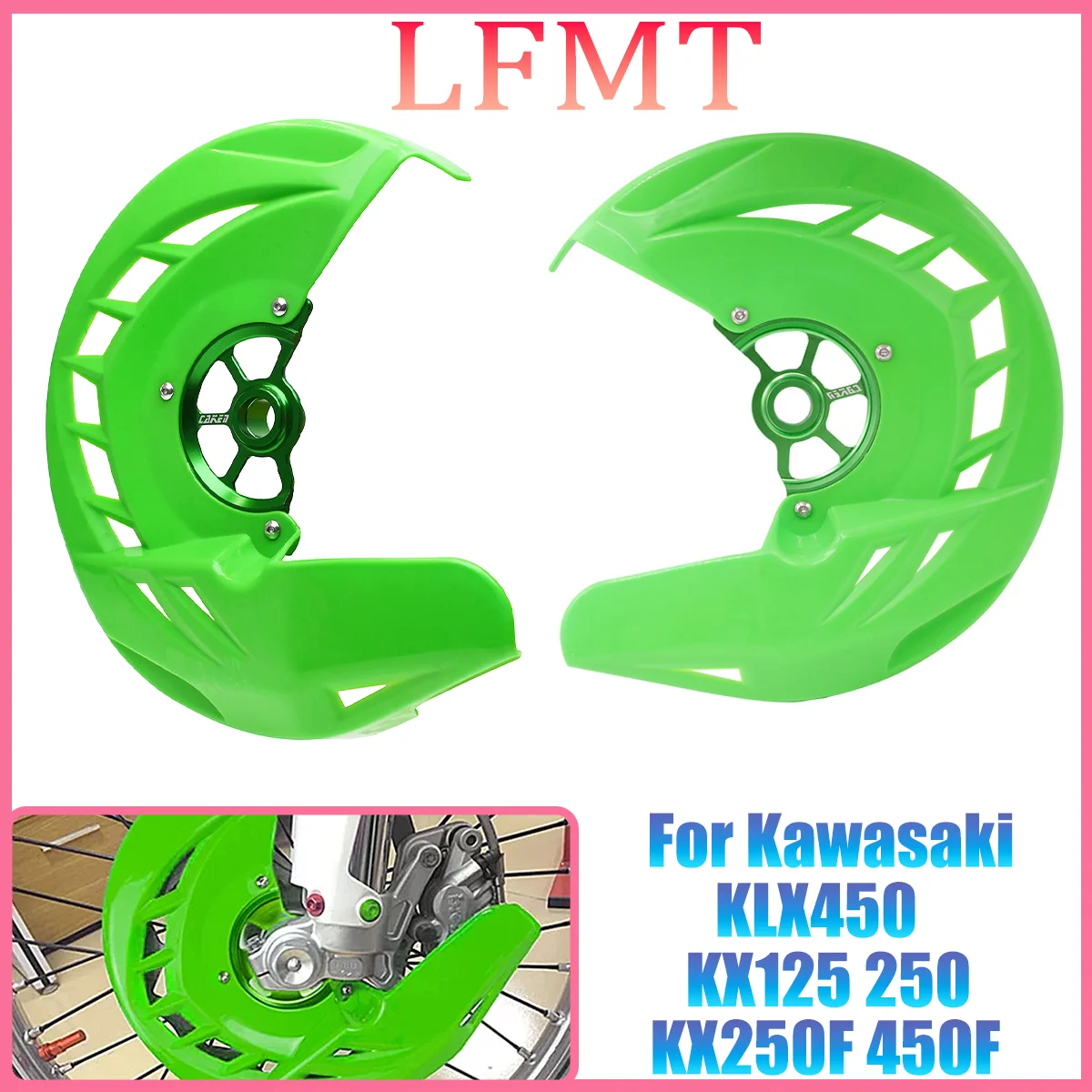 New motocross modified accessory 20mm plastic front brake disc protective cover for Kawasaki KX KX250 KX250F KX450F KLX450
New motocross modified accessory 20mm plastic front brake disc protective cover for Kawasaki KX KX250 KX250F KX450F KLX450
