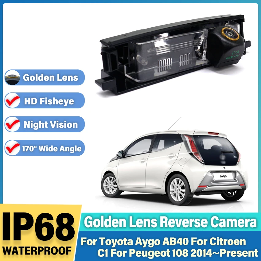 CCD HD камера заднего вида «рыбий глаз» для Toyota Aygo AB40 для Citroen C1 для Peugeot 108 2014 ~ присутствует автомобильный резервный монитор заднего вида
CCD HD камера заднего вида «рыбий глаз» для Toyota Aygo AB40 для Citroen C1 для Peugeot 108 2014 ~ присутствует автомобильный резервный монитор заднего вида