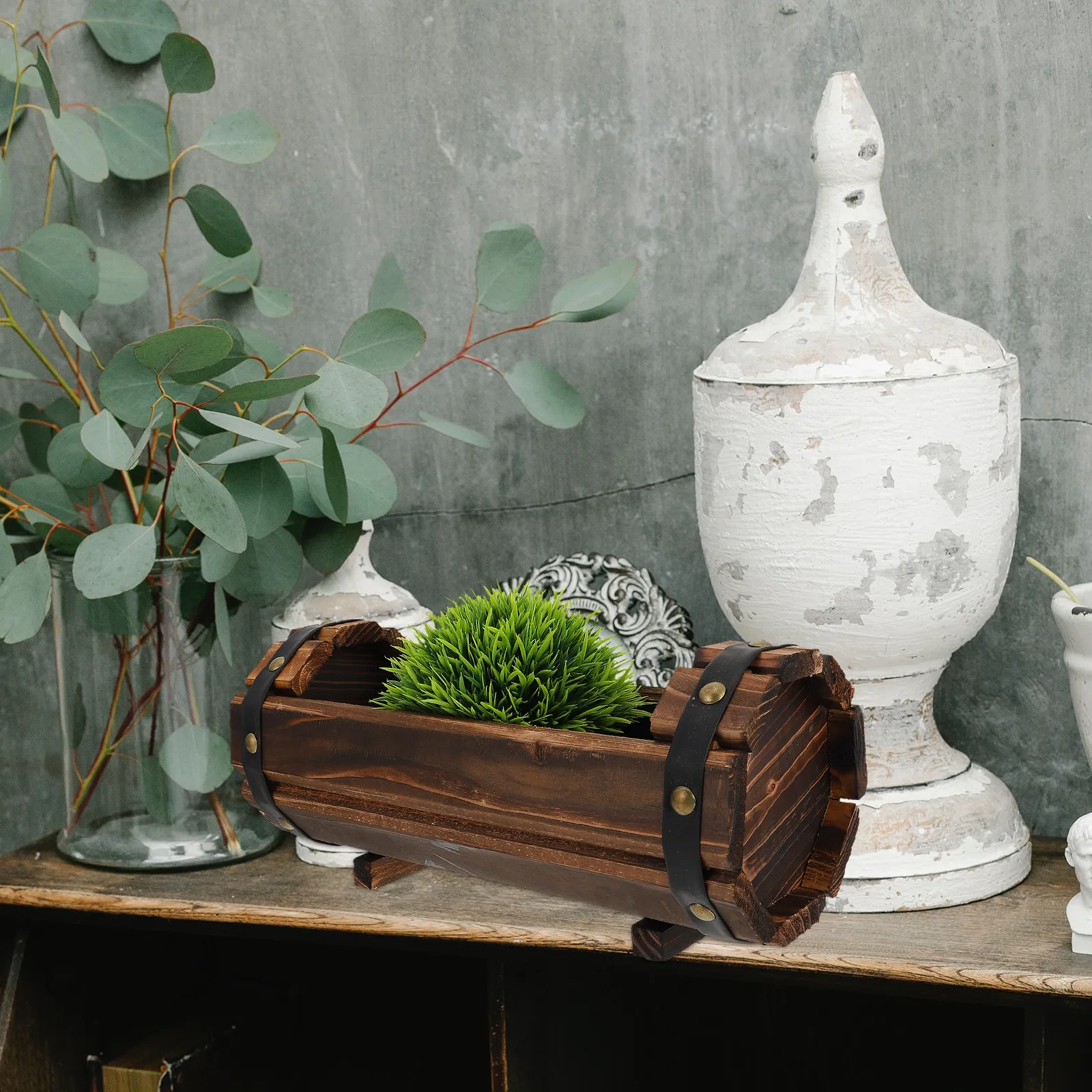1Pcs Vintage Solid Wood Flower Box Anti-Corrosion Retro Style Wooden Flower Pot for Succulents Vegetables Balcony Garden Home
1Pcs Vintage Solid Wood Flower Box Anti-Corrosion Retro Style Wooden Flower Pot for Succulents Vegetables Balcony Garden Home