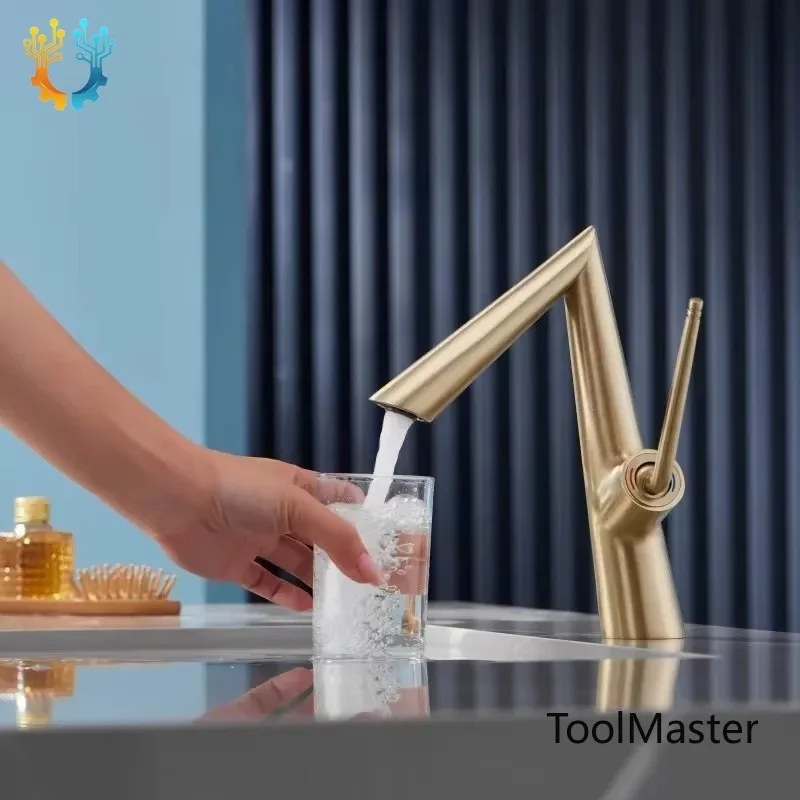 【2026】Brushed Gold Brass Bathroom Washbasin Faucet Single Hole Single Handle Cold And Hot Water Mixer Tap Rose Gold,Chrome,Gunme
【2026】Brushed Gold Brass Bathroom Washbasin Faucet Single Hole Single Handle Cold And Hot Water Mixer Tap Rose Gold,Chrome,Gunme