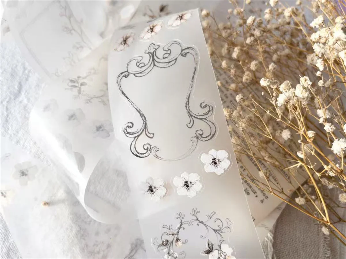 Creawithgaby Studio Vintage Homebody Frame Floral Washi PET Tape Planner DIY Card Making Scrapbooking Plan Decorative Sticker
Creawithgaby Studio Vintage Homebody Frame Floral Washi PET Tape Planner DIY Card Making Scrapbooking Plan Decorative Sticker