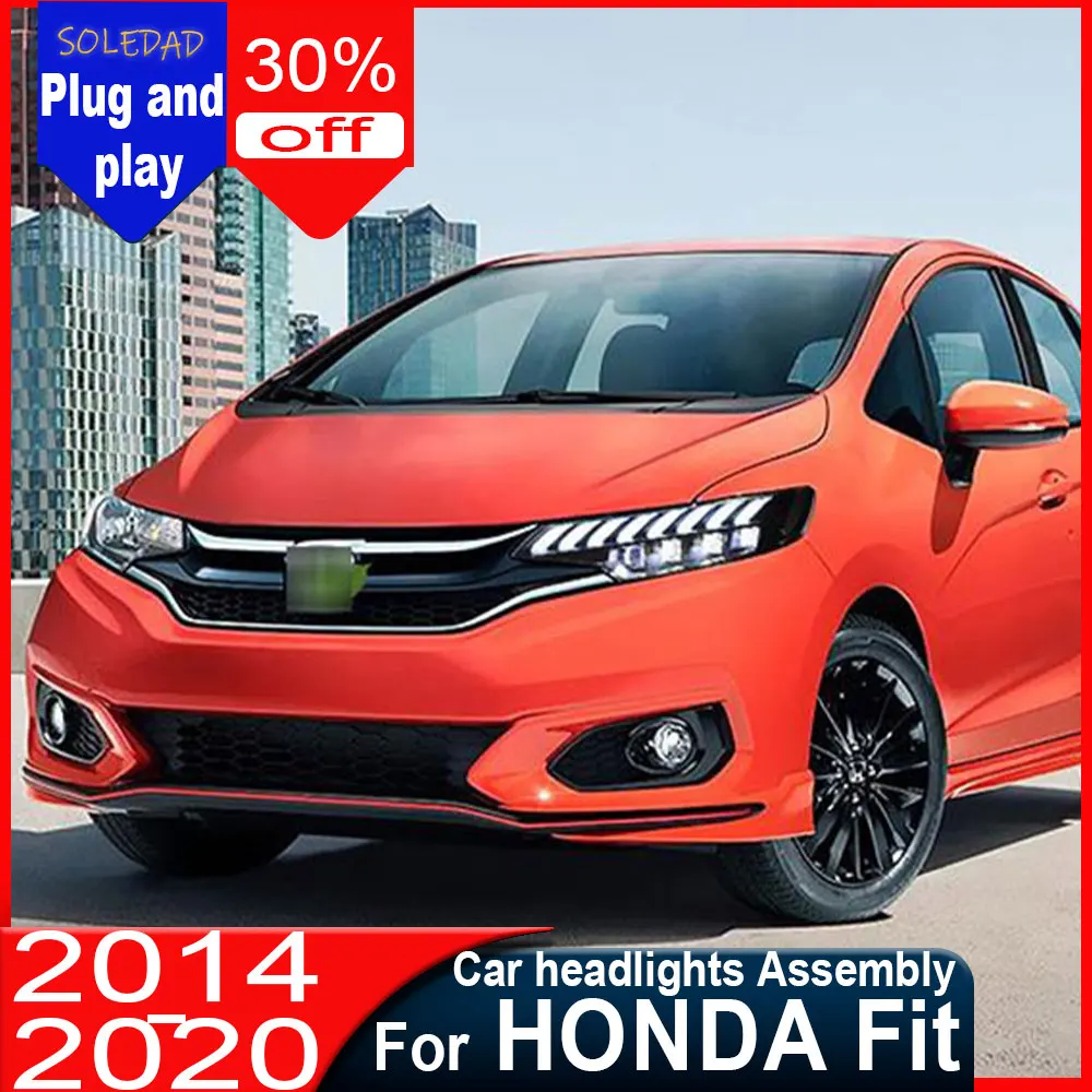 Car LED Headlights for Honda Fit Jazz 2014-2020 Head Lamp LED DRL Red Evil Eye Dynamic Signal lights headlights Assembly
Car LED Headlights for Honda Fit Jazz 2014-2020 Head Lamp LED DRL Red Evil Eye Dynamic Signal lights headlights Assembly