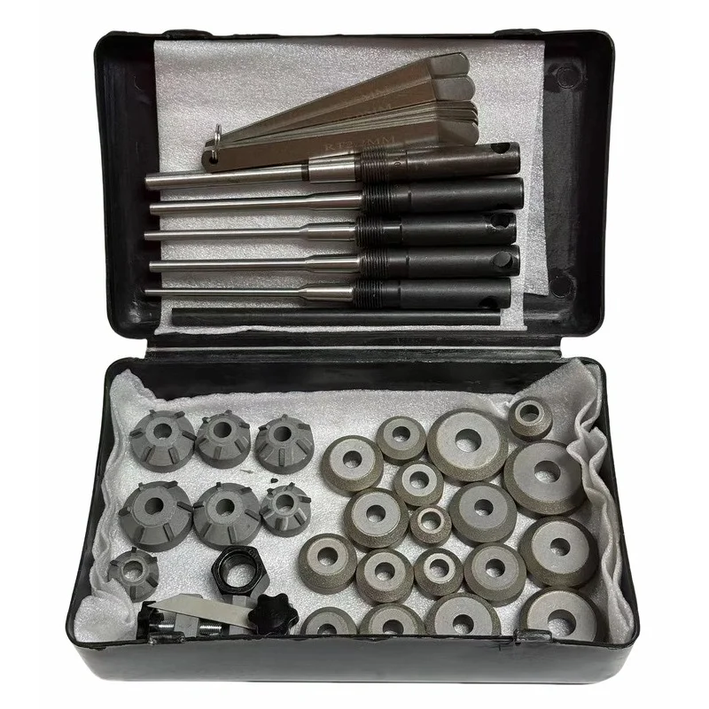 20-43mm car valve seat reamer set high quality valve seat repair tool grinding wheel hard alloy diamond valve seat tool
20-43mm car valve seat reamer set high quality valve seat repair tool grinding wheel hard alloy diamond valve seat tool