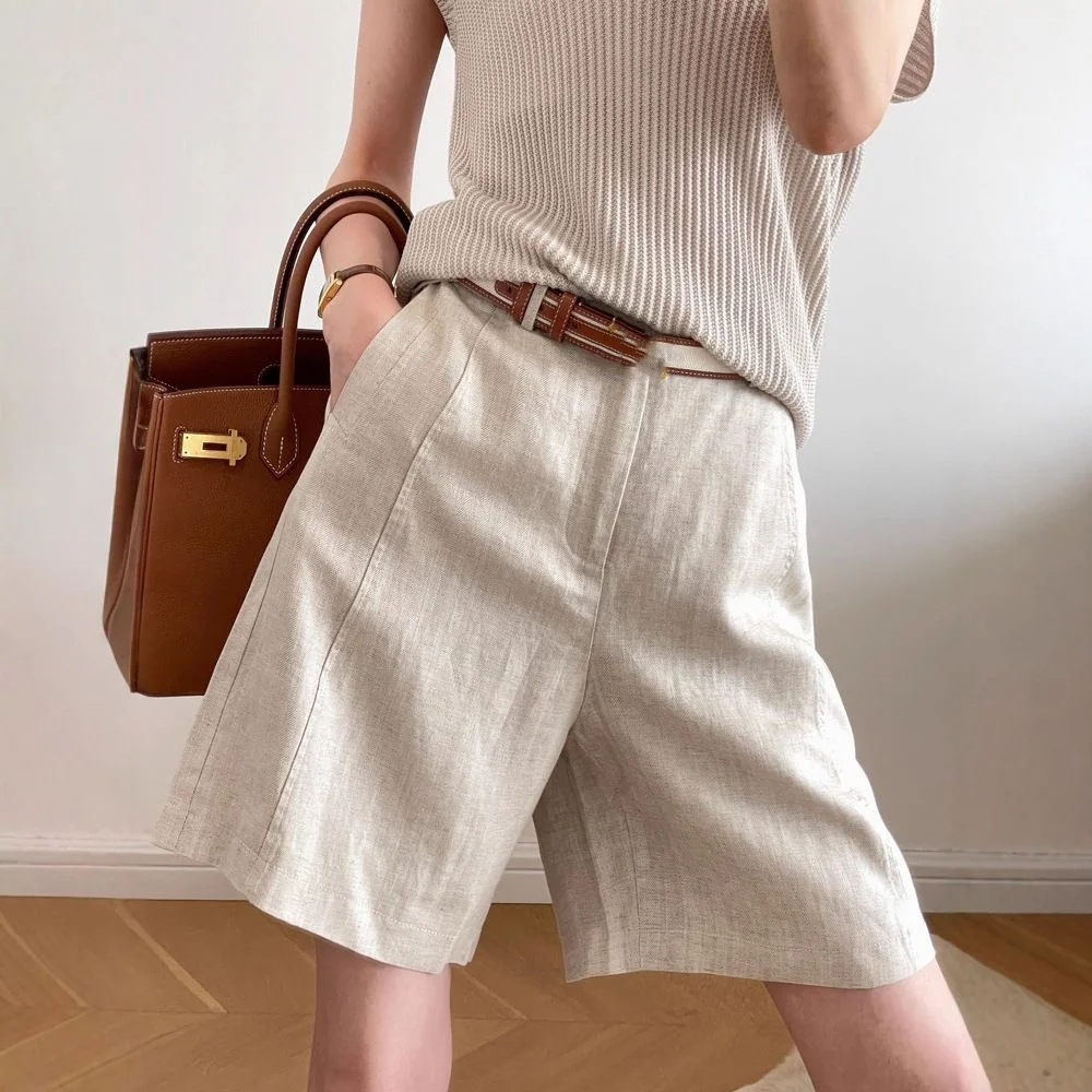 Linen Short Pants Women White Solid Color High Waist Shorts Summer Streetwear Casual Outfits Pantalones Mujer Shorts
Linen Short Pants Women White Solid Color High Waist Shorts Summer Streetwear Casual Outfits Pantalones Mujer Shorts