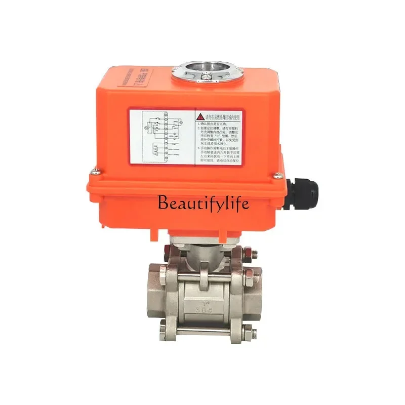 Stainless steel miniature electric ball valve threaded stainless steel three-piece wire port intelligent adjustment
Stainless steel miniature electric ball valve threaded stainless steel three-piece wire port intelligent adjustment
