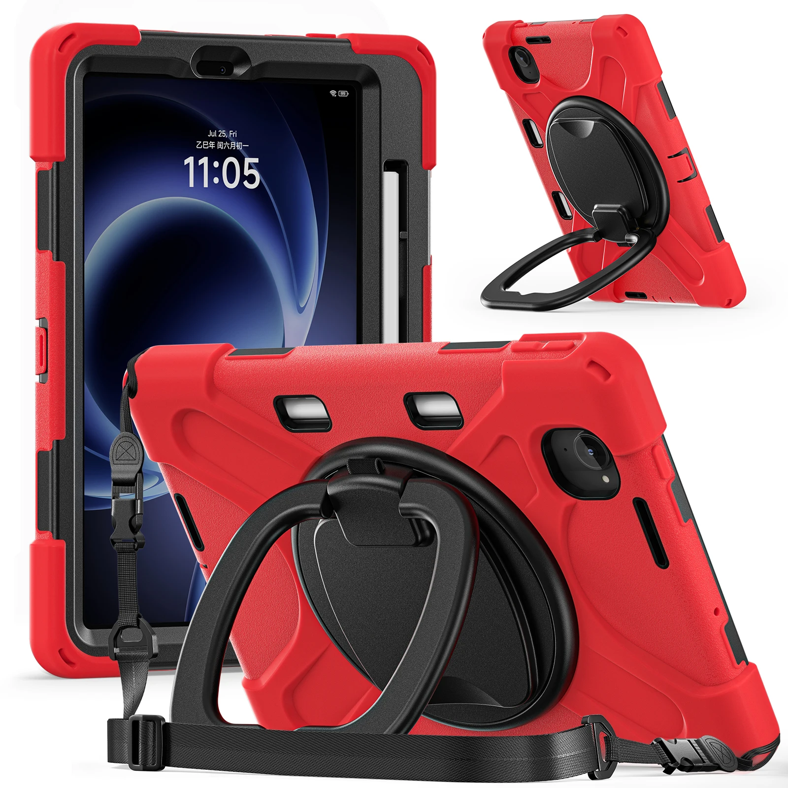 Универсальный защитный чехол-подставка для Xiaomi Redmi K Pad 2025 8,8 дюйма, вращающаяся на 360° ручка, сверхпрочный чехол с плечевым ремнем
Универсальный защитный чехол-подставка для Xiaomi Redmi K Pad 2025 8,8 дюйма, вращающаяся на 360° ручка, сверхпрочный чехол с плечевым ремнем