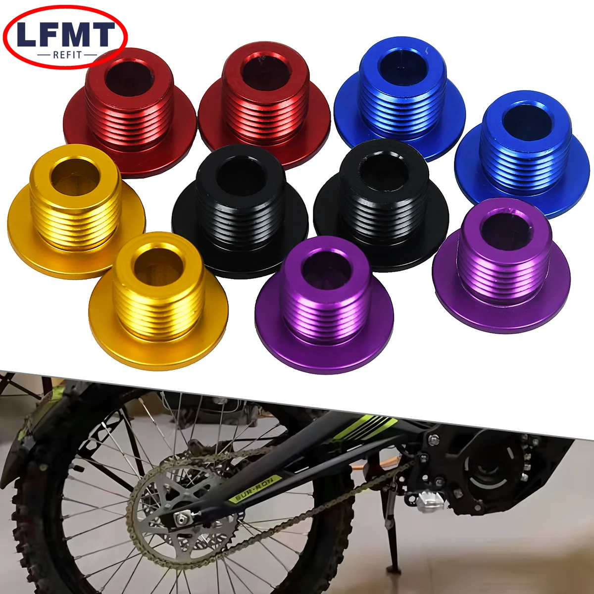 Motorcycle CNC Front Wheel Axle Bolt Nut For Sur-ron Sur ron Light Bee X/S/L1e For Segway X160 X260 Electric Universal Parts
Motorcycle CNC Front Wheel Axle Bolt Nut For Sur-ron Sur ron Light Bee X/S/L1e For Segway X160 X260 Electric Universal Parts