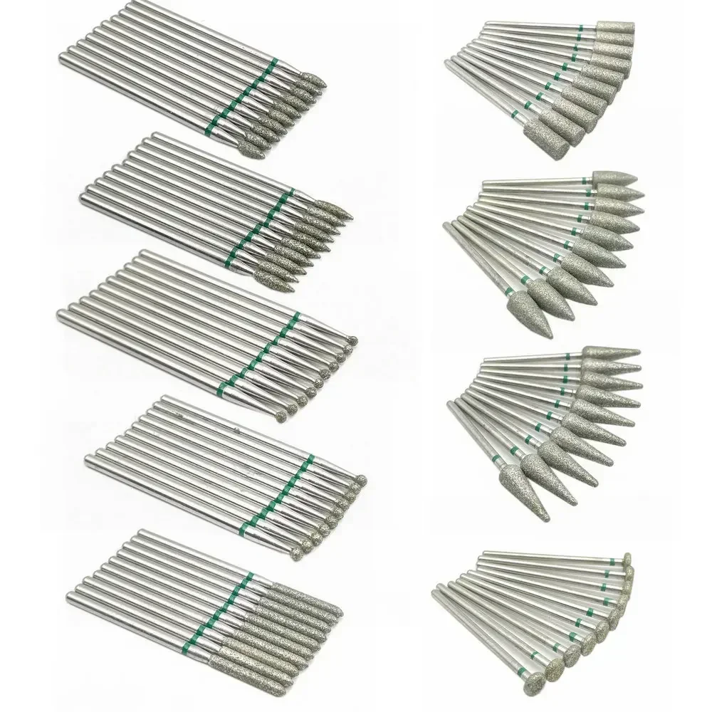 50pcs Diamond Nail Drill Bit Set of Milling Cutters for Manicure Diamond Bit Milling Cutter Nail Bits for Electric Drill Machine
50pcs Diamond Nail Drill Bit Set of Milling Cutters for Manicure Diamond Bit Milling Cutter Nail Bits for Electric Drill Machine