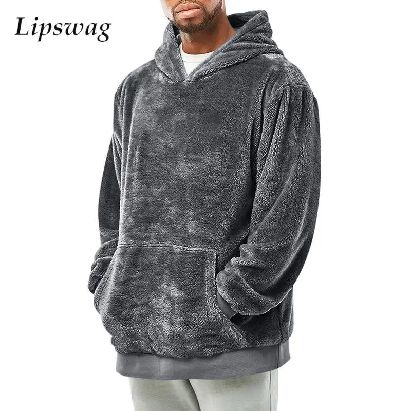 Casual Mens Fleece Hooded Sweatshirts 2024 Autumn Winter Outdoor Warm Wool Hoodies Fashion Solid Color Long Sleeve Men Hoodie
Casual Mens Fleece Hooded Sweatshirts 2024 Autumn Winter Outdoor Warm Wool Hoodies Fashion Solid Color Long Sleeve Men Hoodie