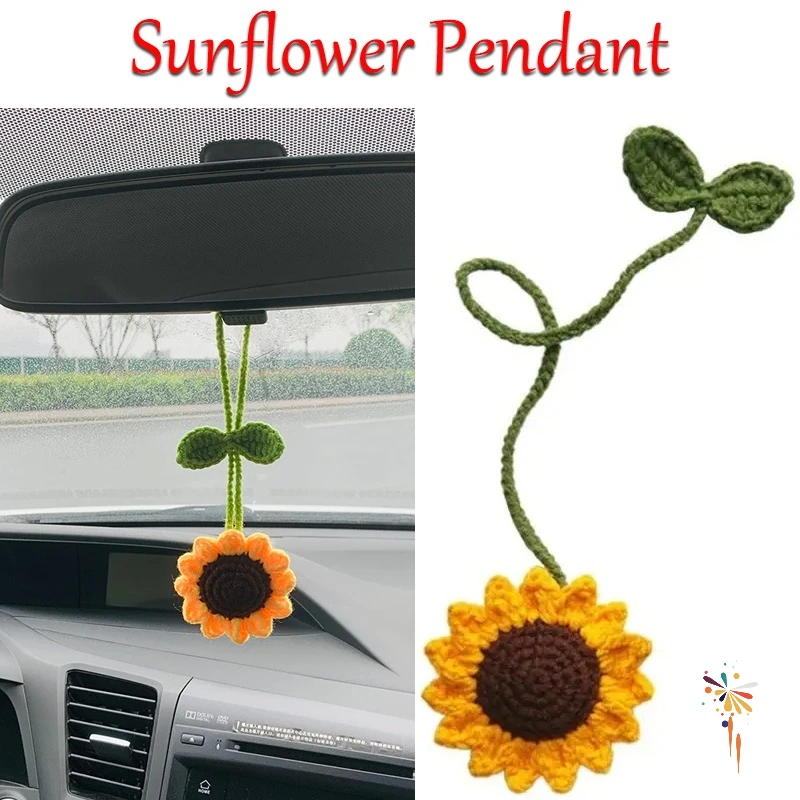 Солнечный цветок-шарм для зеркала заднего вида автомобиля, вязаный вручную, для сумки, стильный аксессуар, креативный подарок
Солнечный цветок-шарм для зеркала заднего вида автомобиля, вязаный вручную, для сумки, стильный аксессуар, креативный подарок