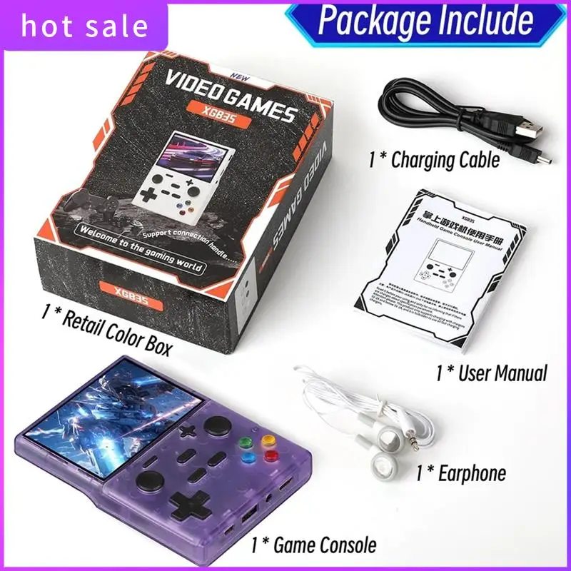 ELEC-XGB35 Handheld Game Console 10000+Games 3.5 Inch Screen Linux Supports Dual Player Arcade Game Console For PS1 GBA
ELEC-XGB35 Handheld Game Console 10000+Games 3.5 Inch Screen Linux Supports Dual Player Arcade Game Console For PS1 GBA